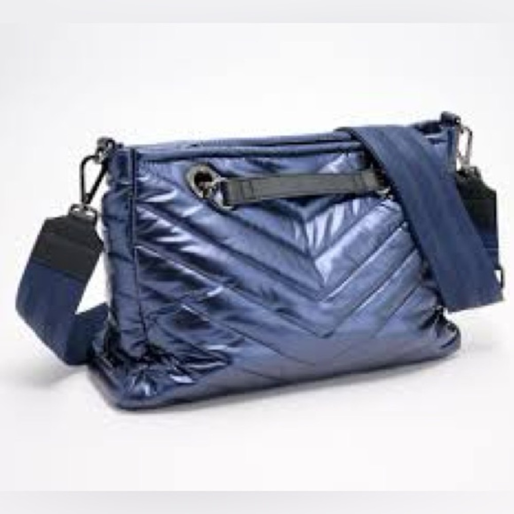 Think Royln Genevieve Lady Shoulder Bag ~ Pearl Midnight
